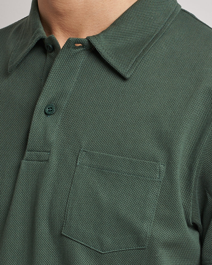 Homme | Polos | Sunspel | Riviera Polo Shirt Dark Green