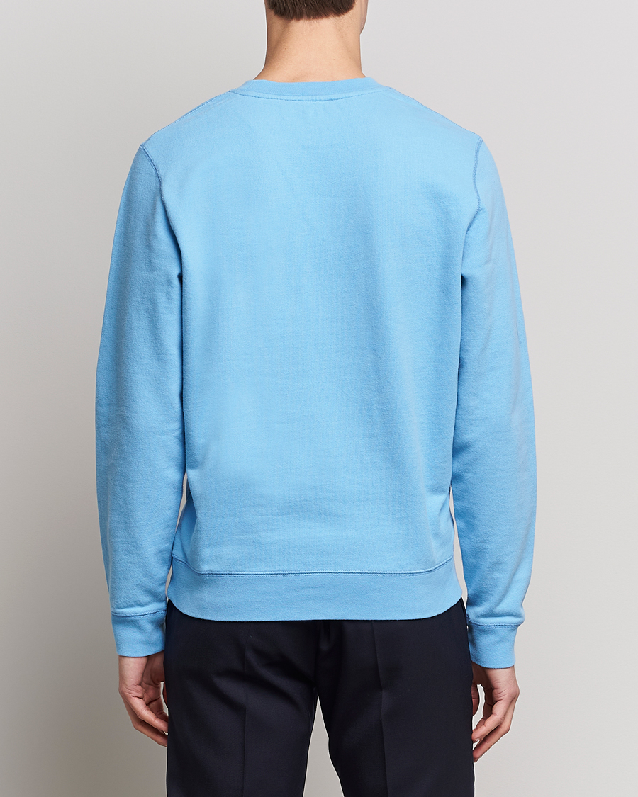 Homme | Pulls Et Tricots | Sunspel | Loopback Sweatshirt Ocean Blue