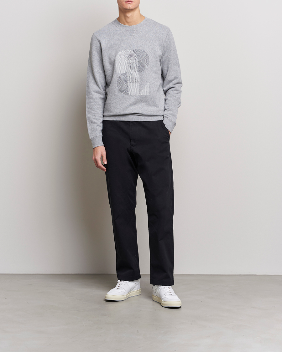 Homme | Pulls Et Tricots | Sunspel | Craig Ward Colab Loopback Sweatshirt Grey Melange