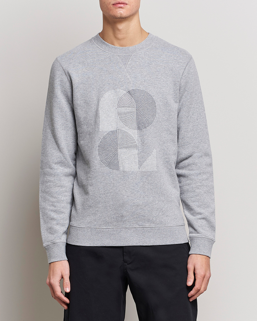 Homme | Pulls Et Tricots | Sunspel | Craig Ward Colab Loopback Sweatshirt Grey Melange