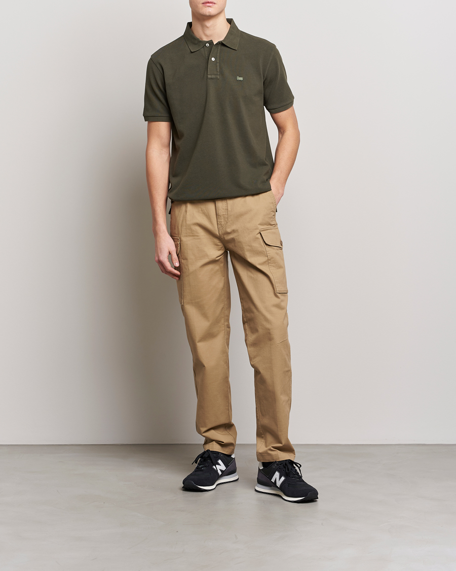 Homme | Polos | Woolrich | Classic American Polo Dark Green