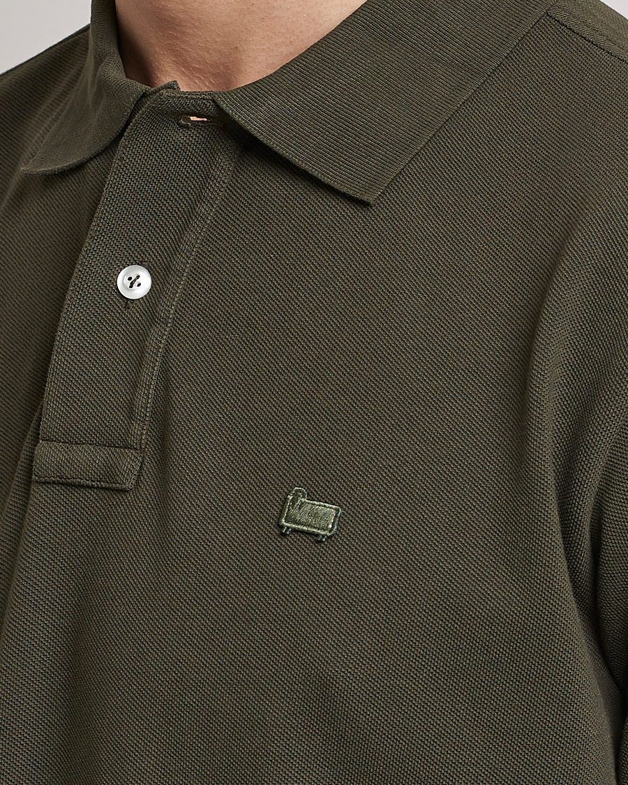 Homme | Polos | Woolrich | Classic American Polo Dark Green