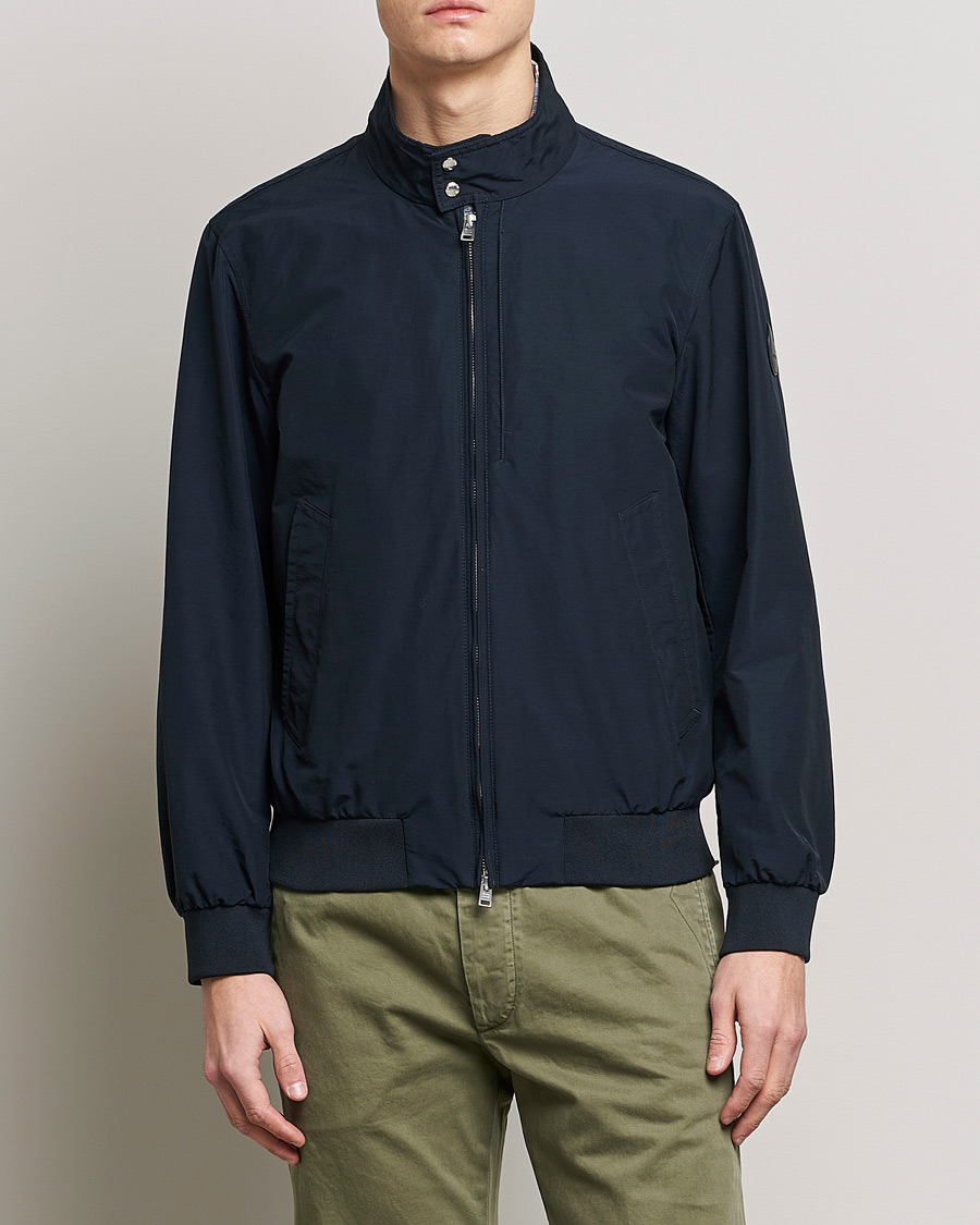 Homme | Manteaux Et Vestes | Woolrich | Cruiser Eco Cotton Bomber Jacket Melton Blue