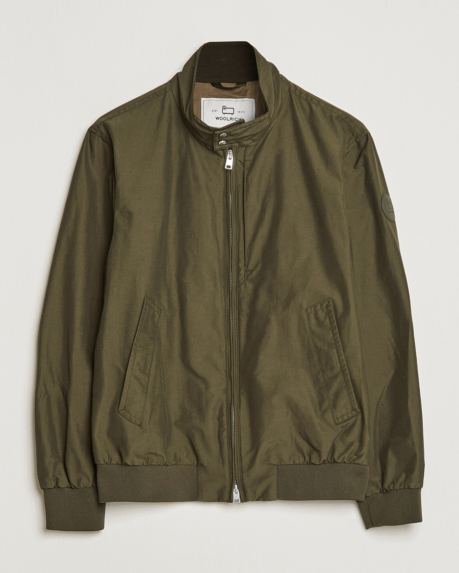 Homme | Manteaux Et Vestes | Woolrich | Cruiser Eco Cotton Bomber Jacket Dark Green
