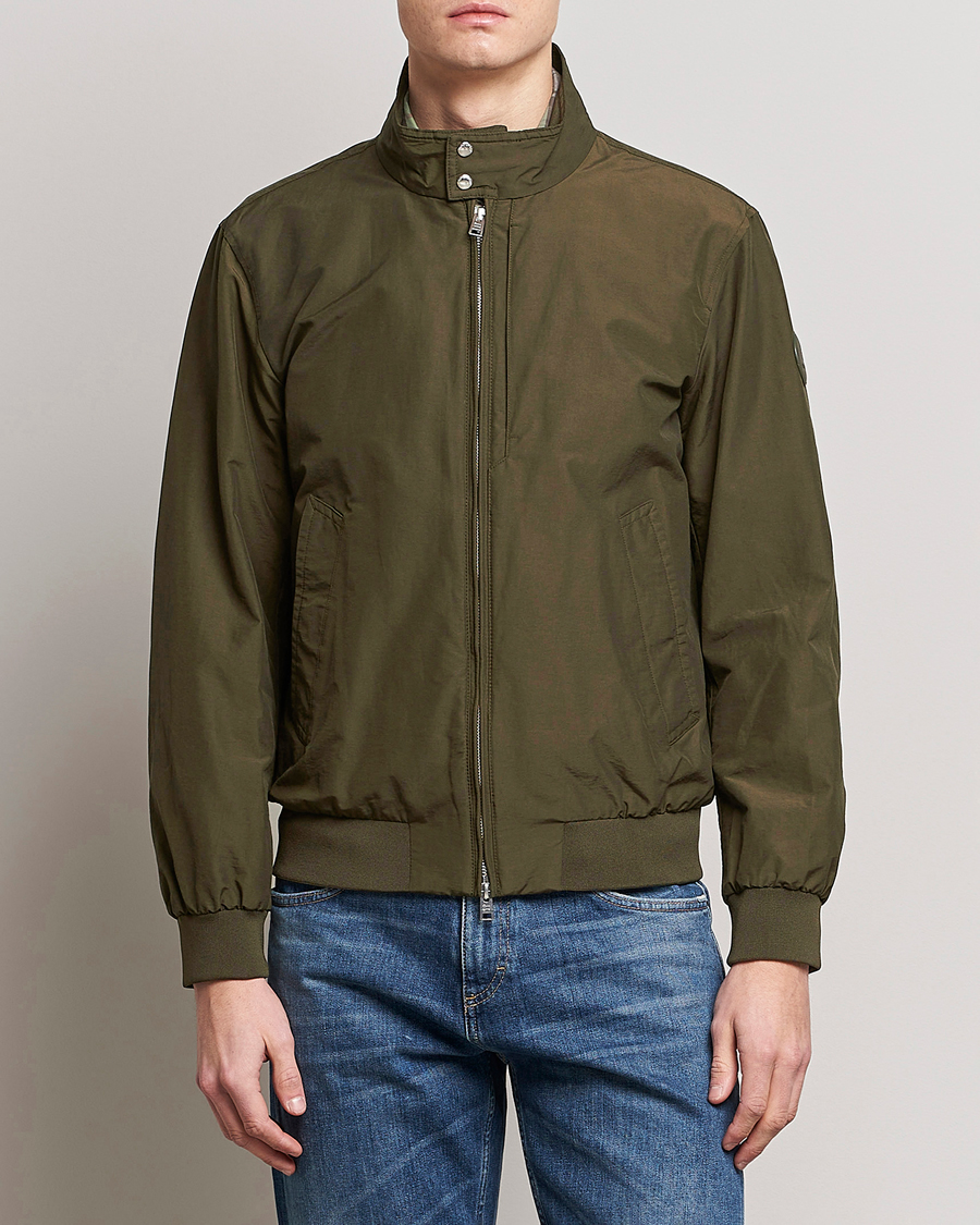 Homme | Manteaux Et Vestes | Woolrich | Cruiser Eco Cotton Bomber Jacket Dark Green