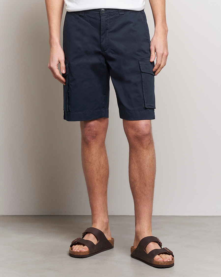 Homme | Shorts | Woolrich | Classic Cargo Shorts Melton Blue