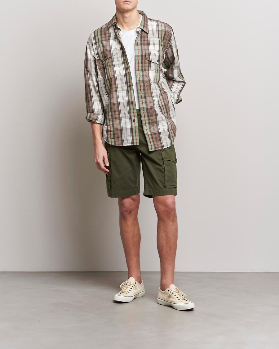 Homme | Shorts | Woolrich | Classic Cargo Shorts Dark Green