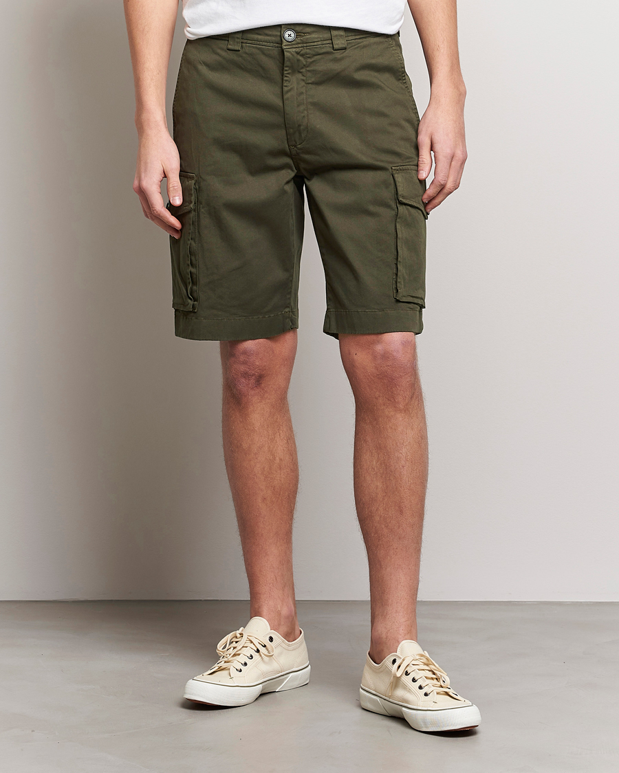Homme | Shorts | Woolrich | Classic Cargo Shorts Dark Green