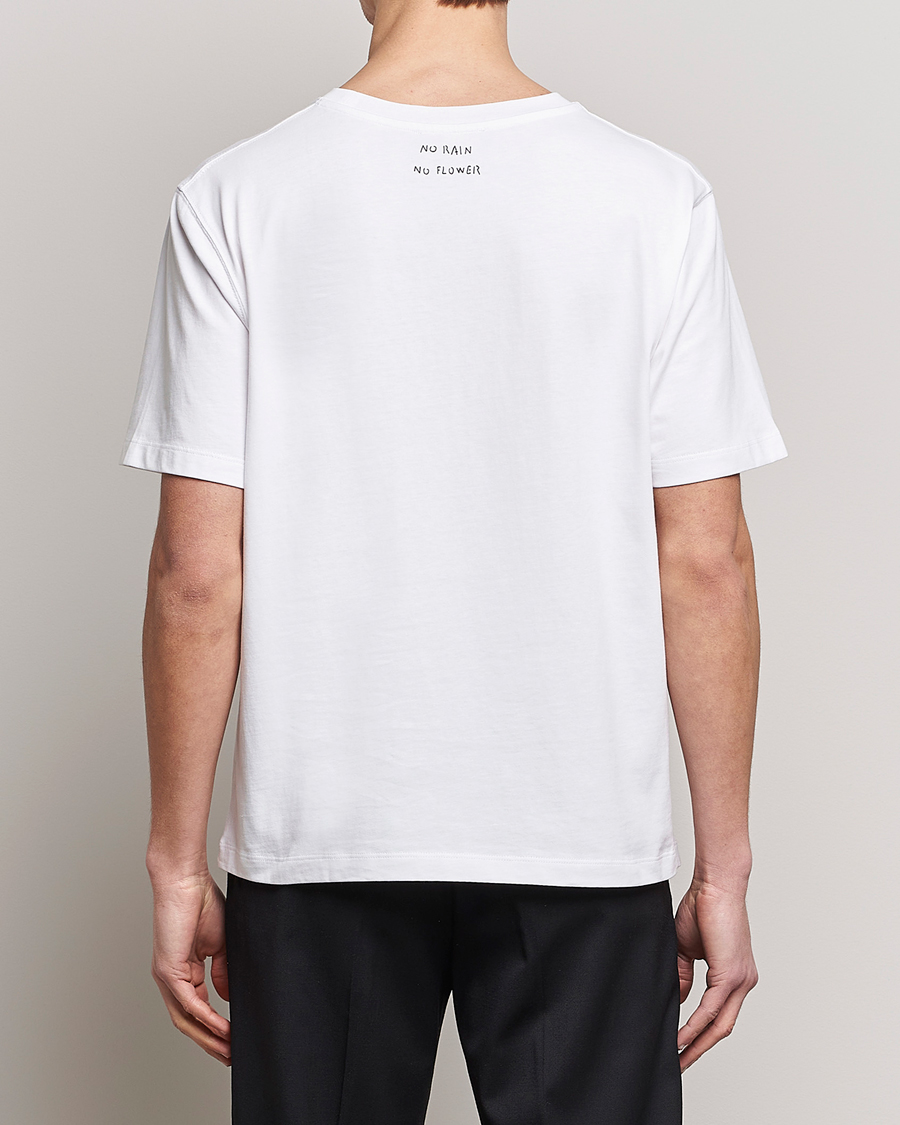 Homme | T-shirts | Lardini | Fiore Tasca Printet Logo T-Shirt White