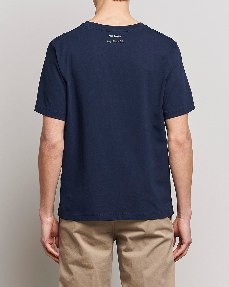 Homme | T-shirts | Lardini | Fiore Tasca Printet Logo T-Shirt Navy