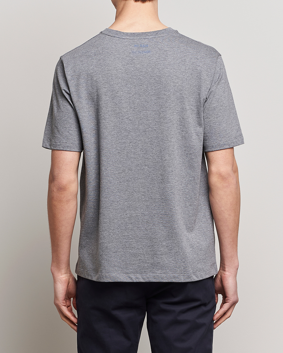 Homme | T-shirts | Lardini | Fiore Tasca Printet Logo T-Shirt Grey