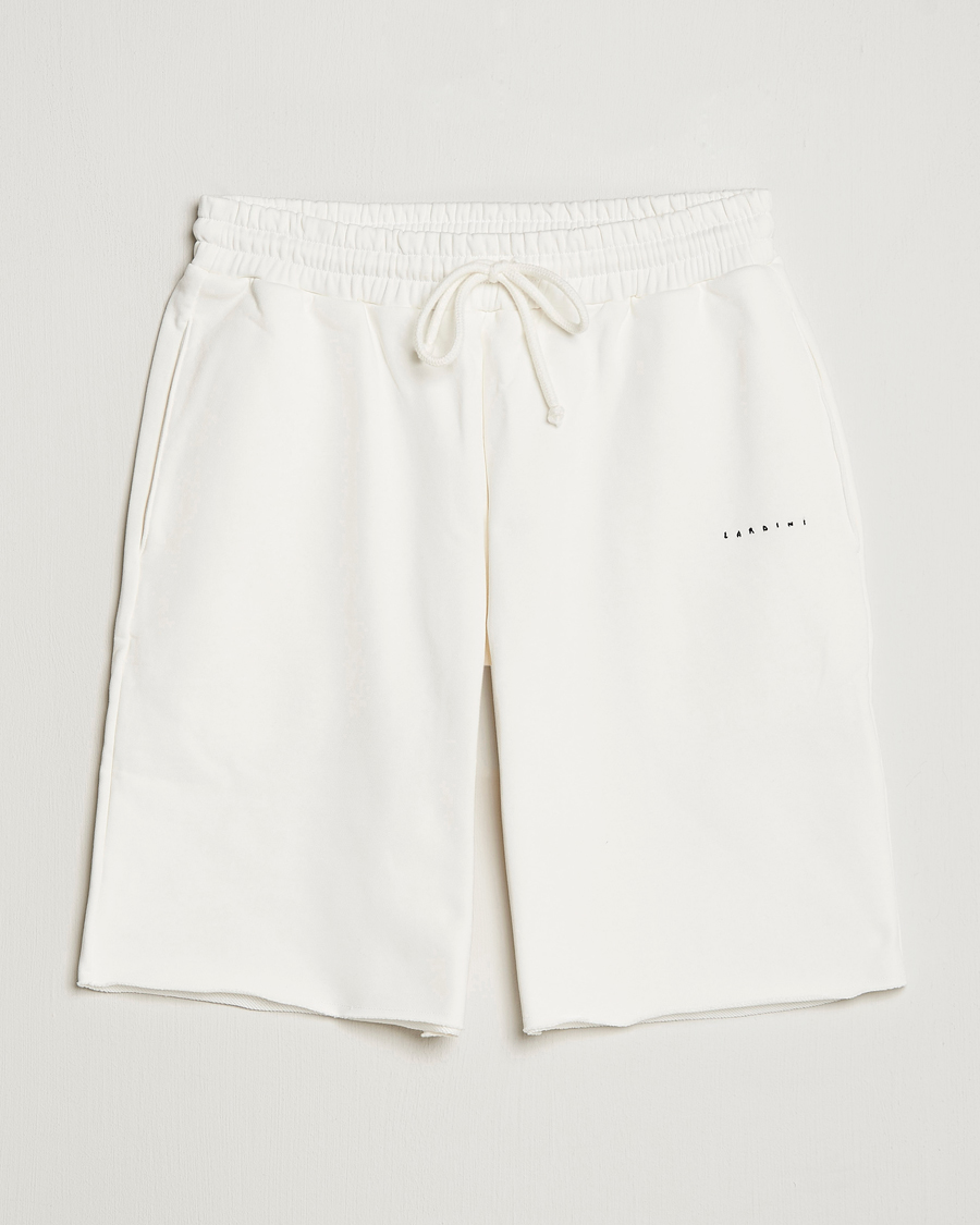 Homme | Shorts | Lardini | Cotton Embroidery Shorts White