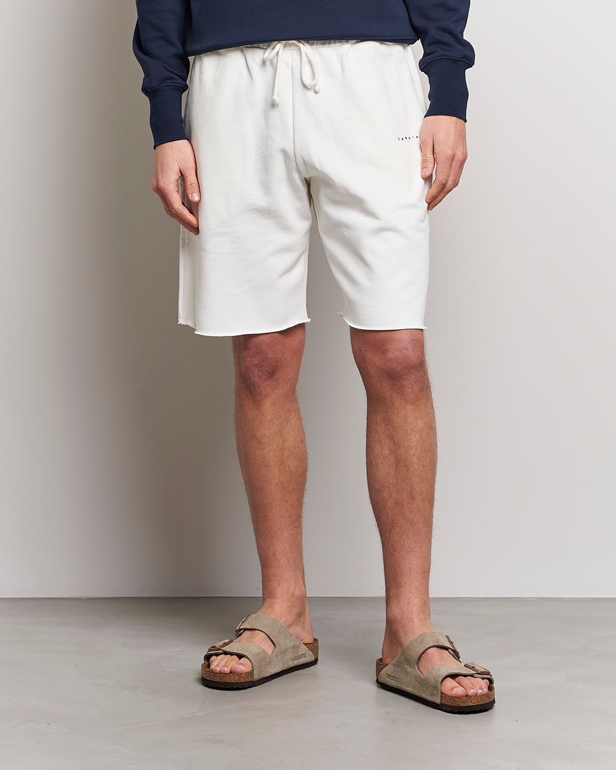 Homme | Shorts | Lardini | Cotton Embroidery Shorts White
