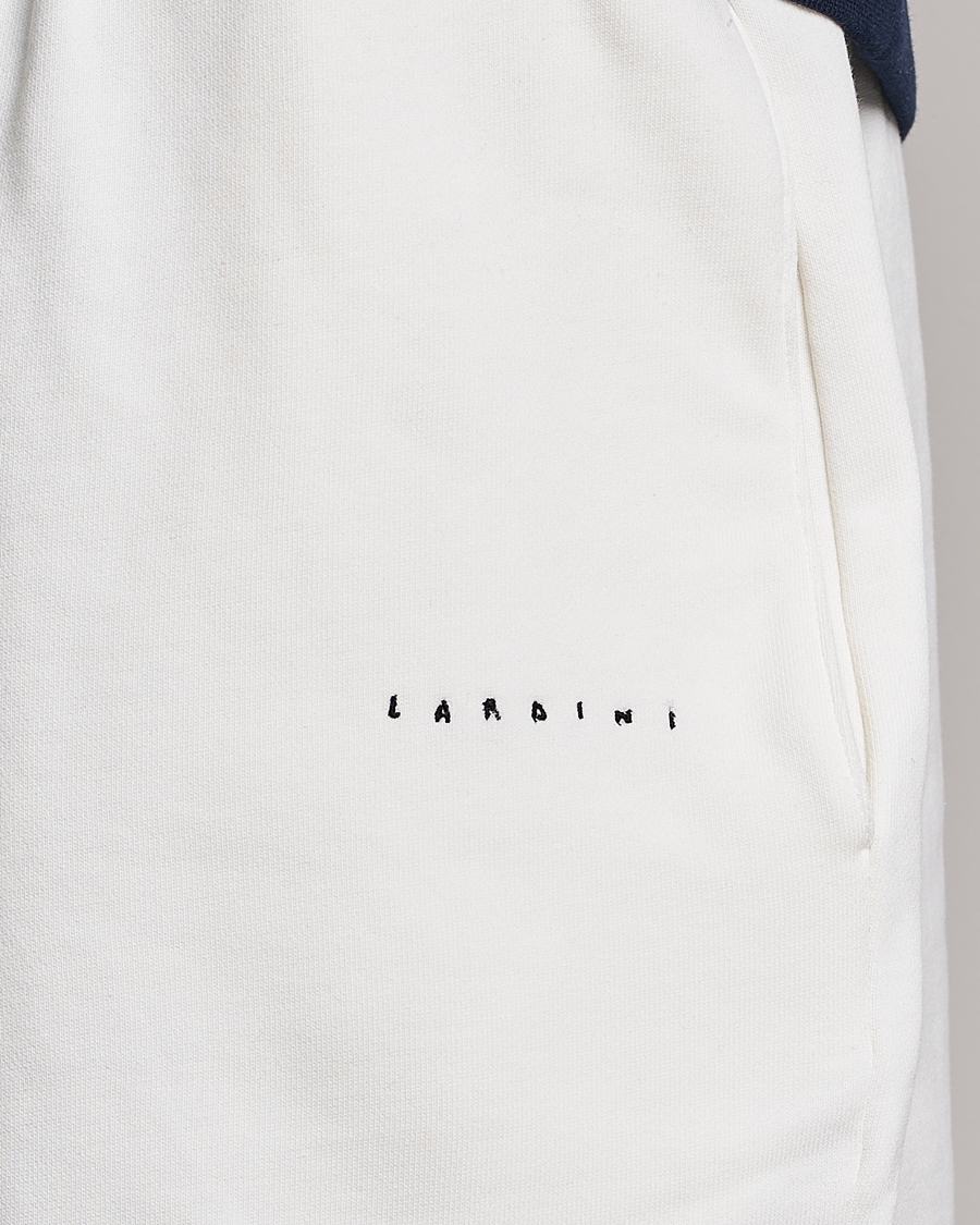 Homme | Shorts | Lardini | Cotton Embroidery Shorts White