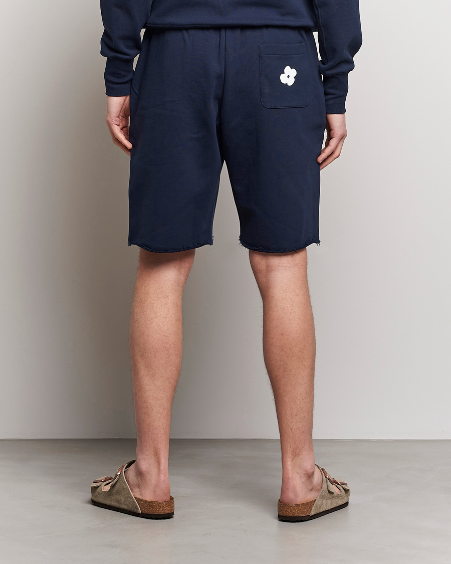 Homme | Shorts | Lardini | Cotton Embroidery Shorts Navy