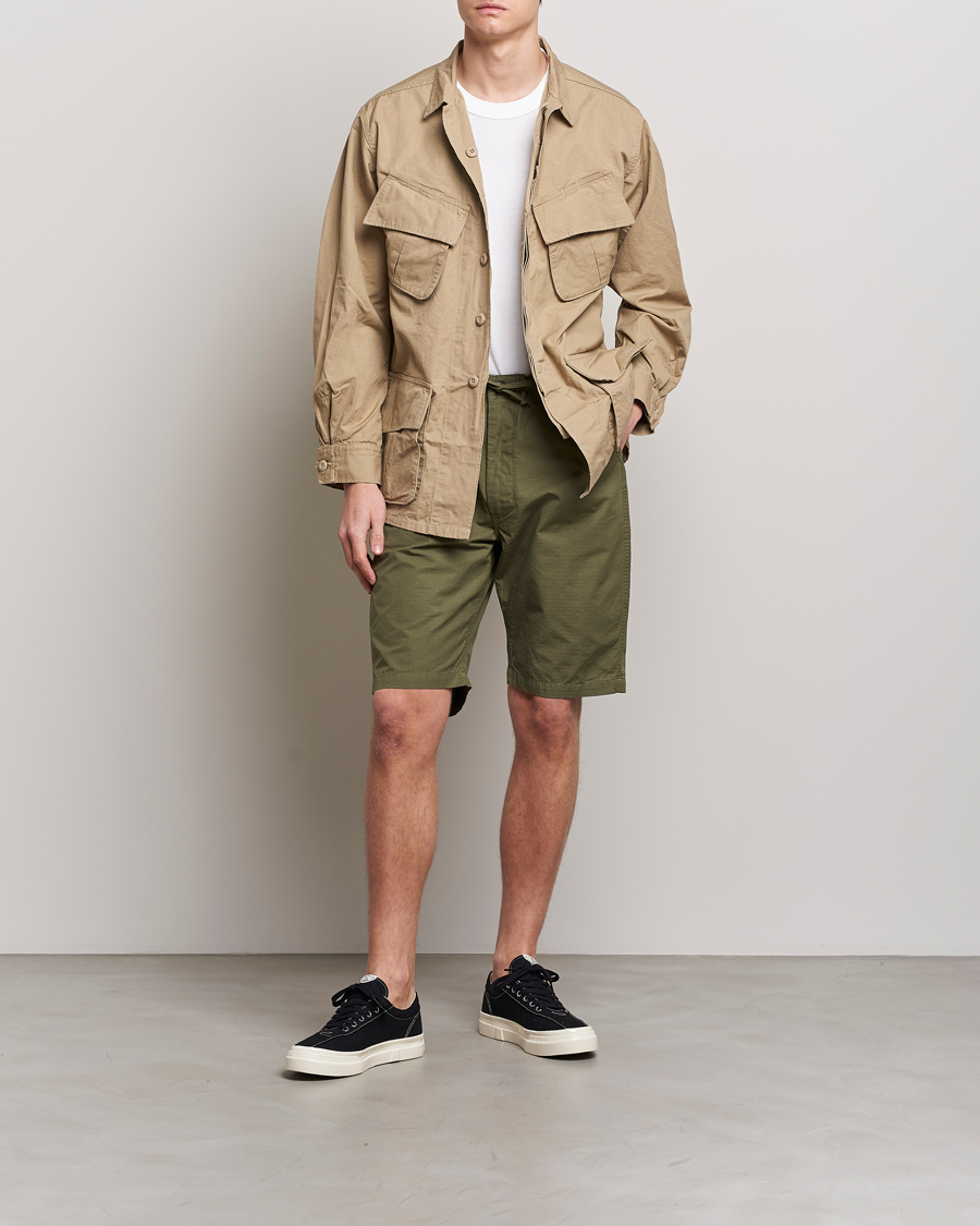 Homme | Shorts | orSlow | New Yorker Shorts Army Green