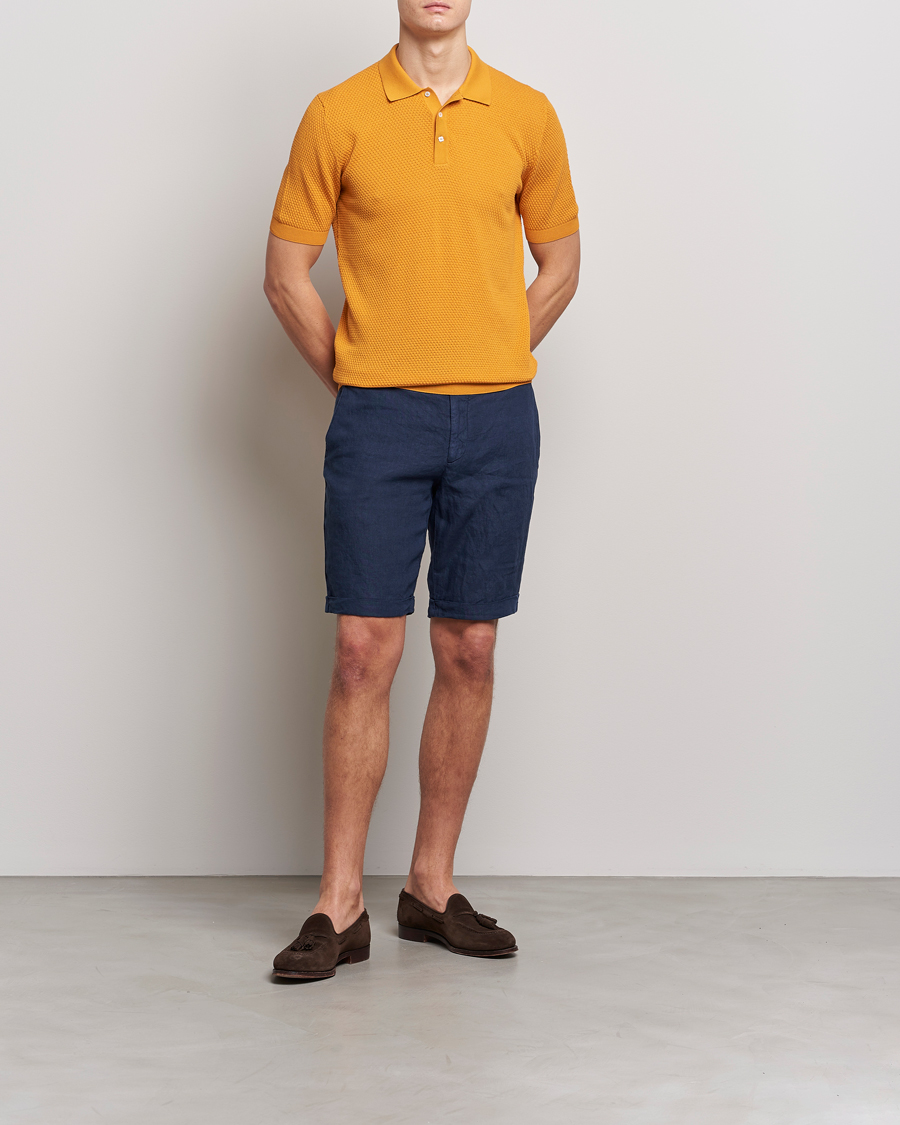 Homme | Shorts | Lardini | Linen Shorts Navy