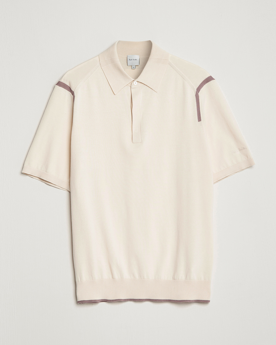 Homme | Polos | Paul Smith | Organic Cotton Polo Off White