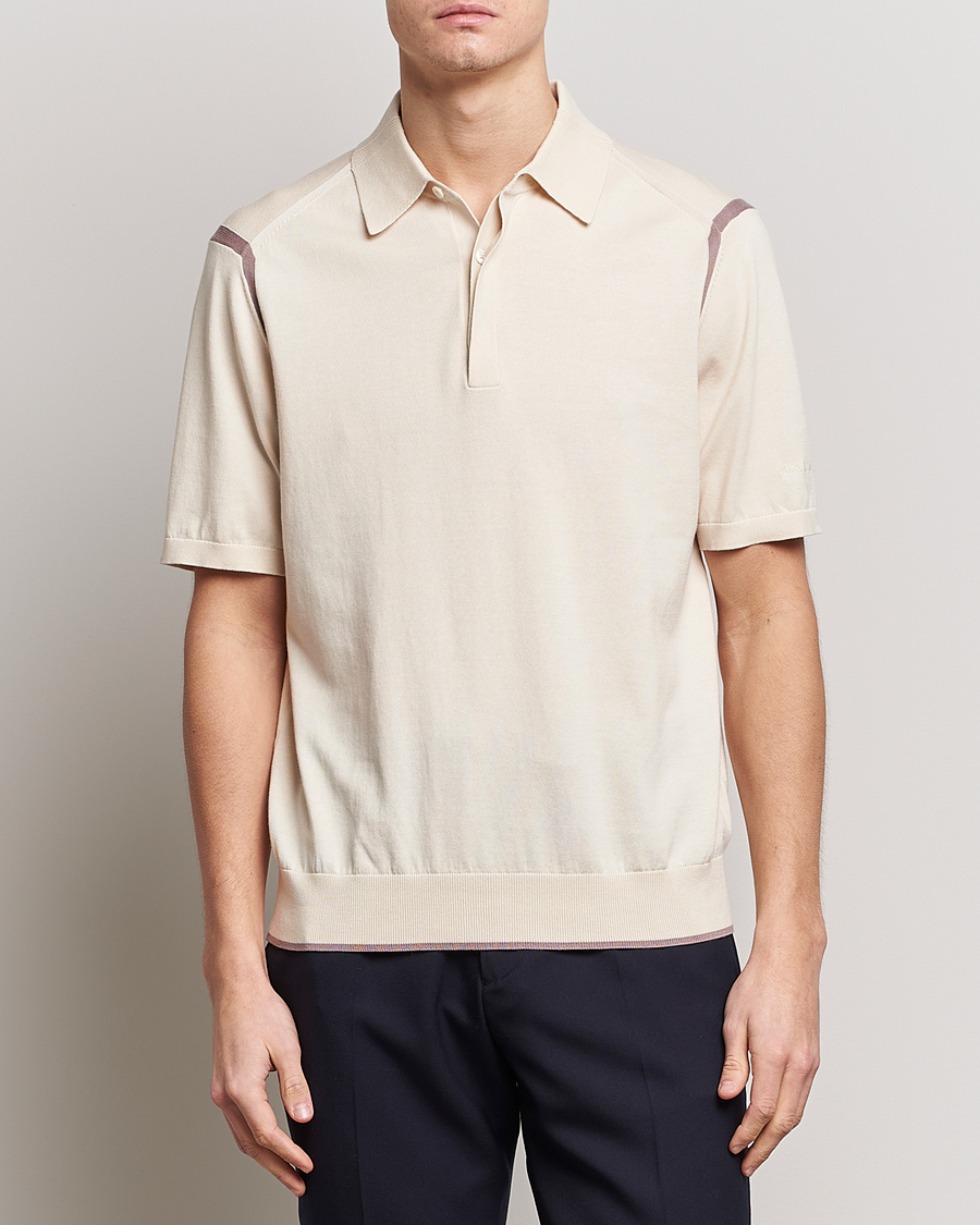 Homme | Polos | Paul Smith | Organic Cotton Polo Off White
