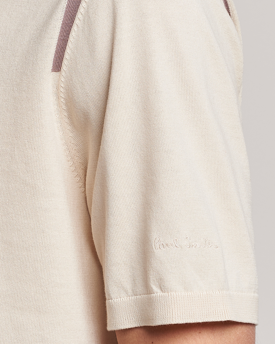 Homme | Polos | Paul Smith | Organic Cotton Polo Off White