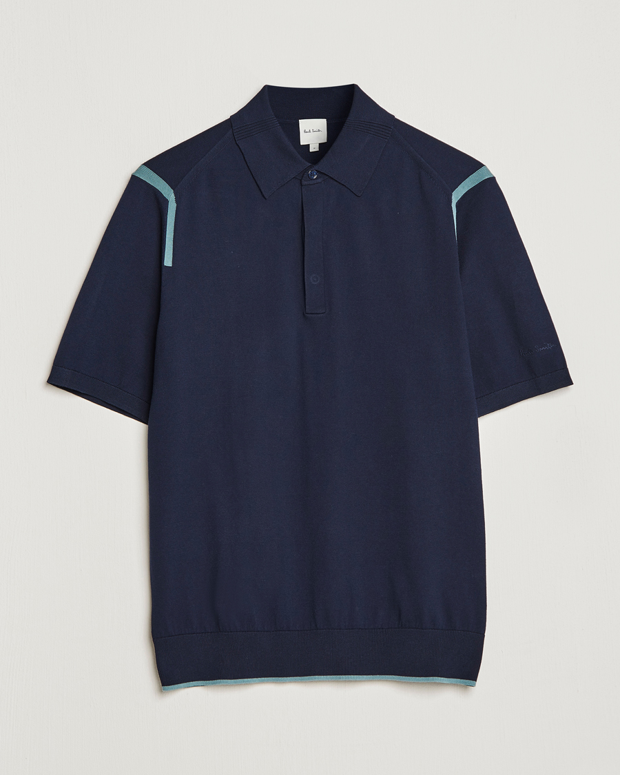 Homme | Polos | Paul Smith | Organic Cotton Polo Dark Navy