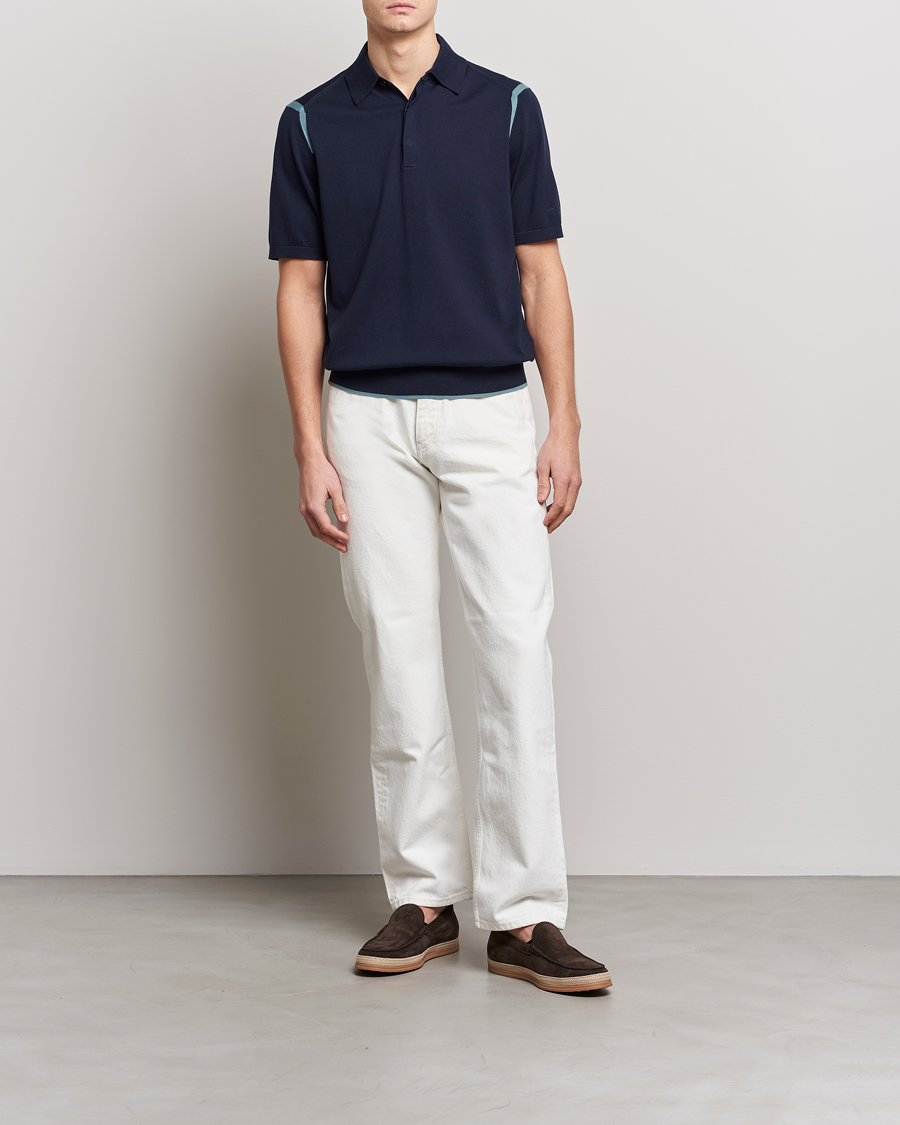 Homme | Polos | Paul Smith | Organic Cotton Polo Dark Navy