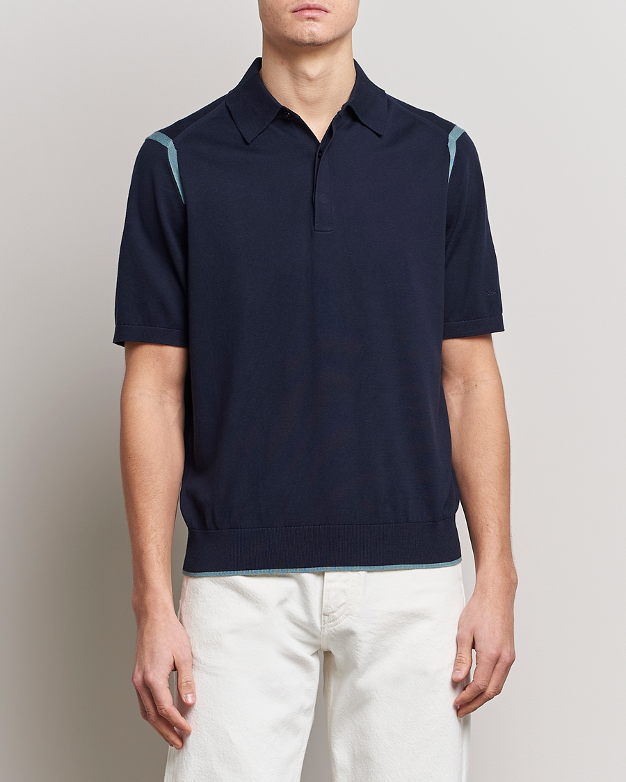 Homme | Polos | Paul Smith | Organic Cotton Polo Dark Navy