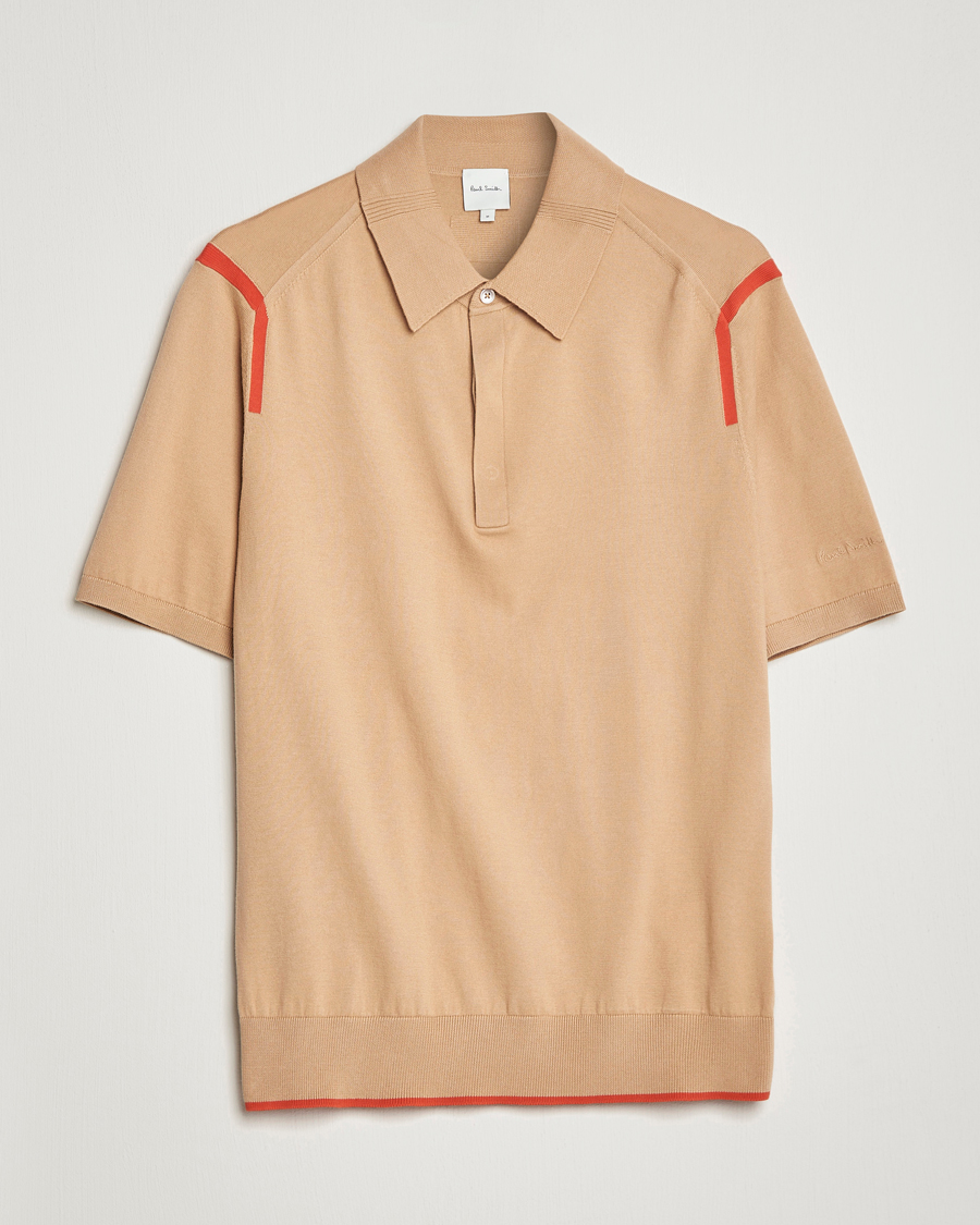 Homme | Polos | Paul Smith | Organic Cotton Polo Light Beige