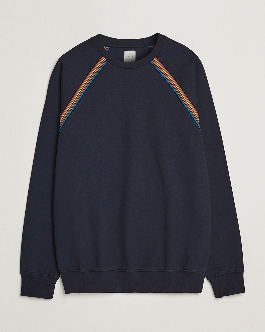 Homme | Pulls Et Tricots | Paul Smith | Raglan Cotton Sweatshirt Dark Navy
