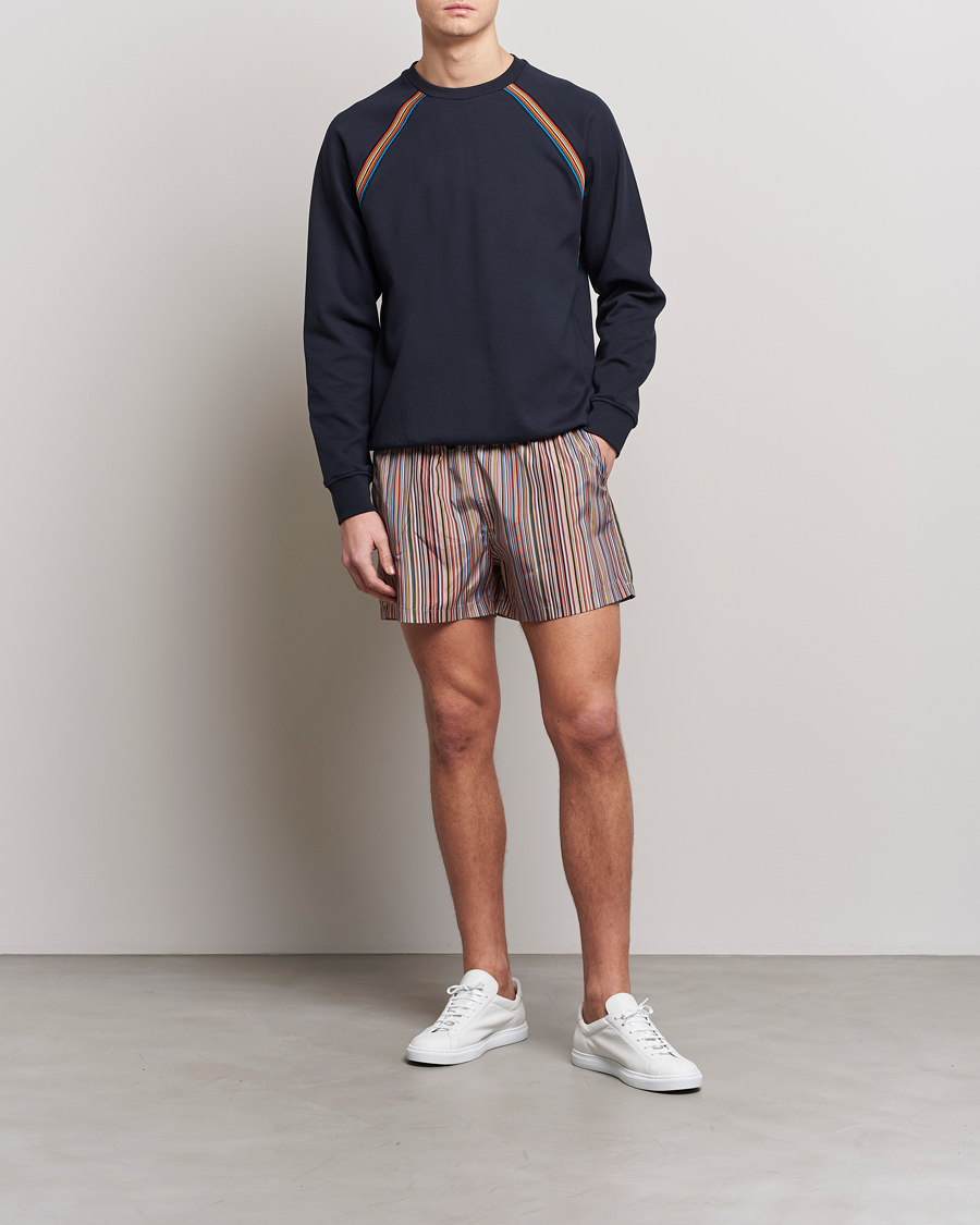 Homme | Pulls Et Tricots | Paul Smith | Raglan Cotton Sweatshirt Dark Navy