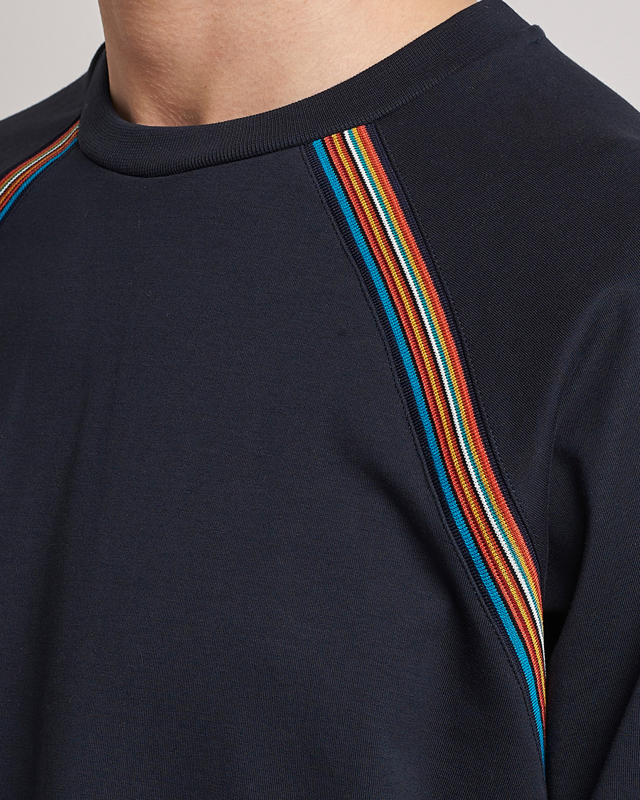 Homme | Pulls Et Tricots | Paul Smith | Raglan Cotton Sweatshirt Dark Navy