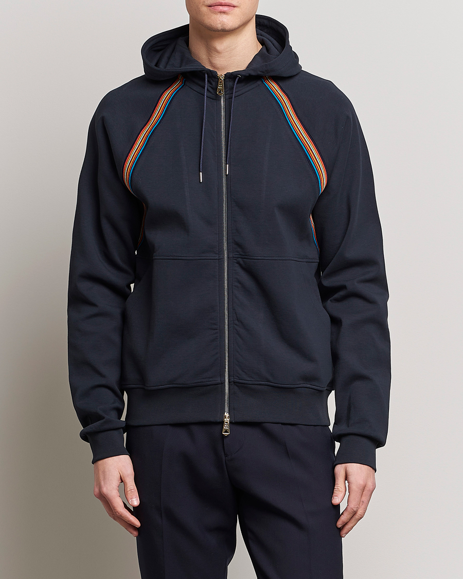 Homme | Pulls Et Tricots | Paul Smith | Hooded Cotton Sweatshirt Dark Navy