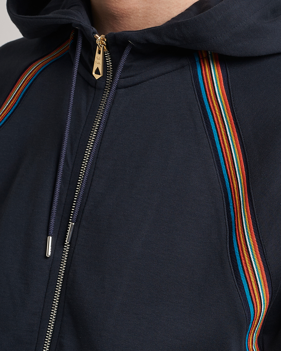 Homme | Pulls Et Tricots | Paul Smith | Hooded Cotton Sweatshirt Dark Navy