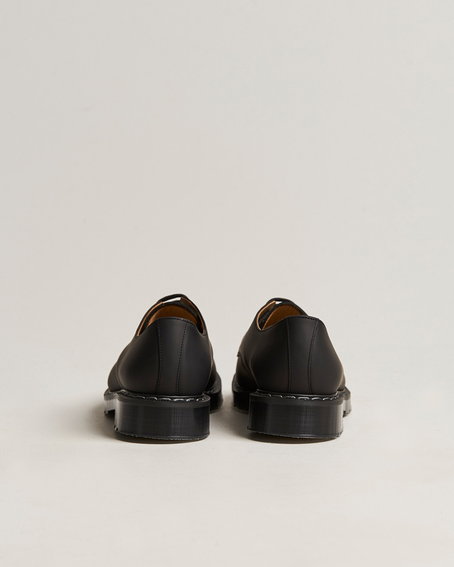 Homme | Solovair 3 Eye Gibson Shoe Black Greasy | Solovair | 3 Eye Gibson Shoe Black Greasy