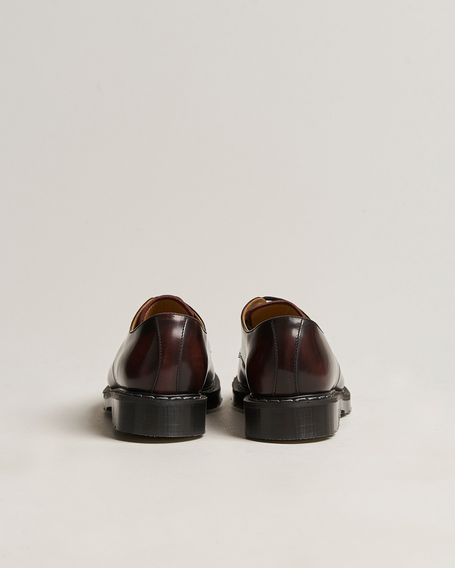 Homme | Derbies | Solovair | 3 Eye Gibson Shoe Burgundy Shine