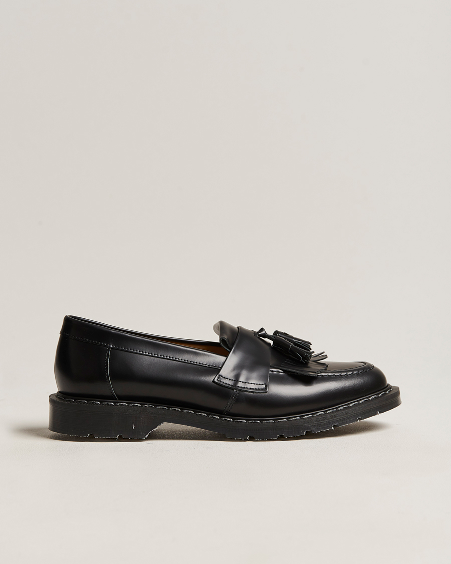 Homme | Solovair Tassel Loafer Black Shine | Solovair | Tassel Loafer Black Shine