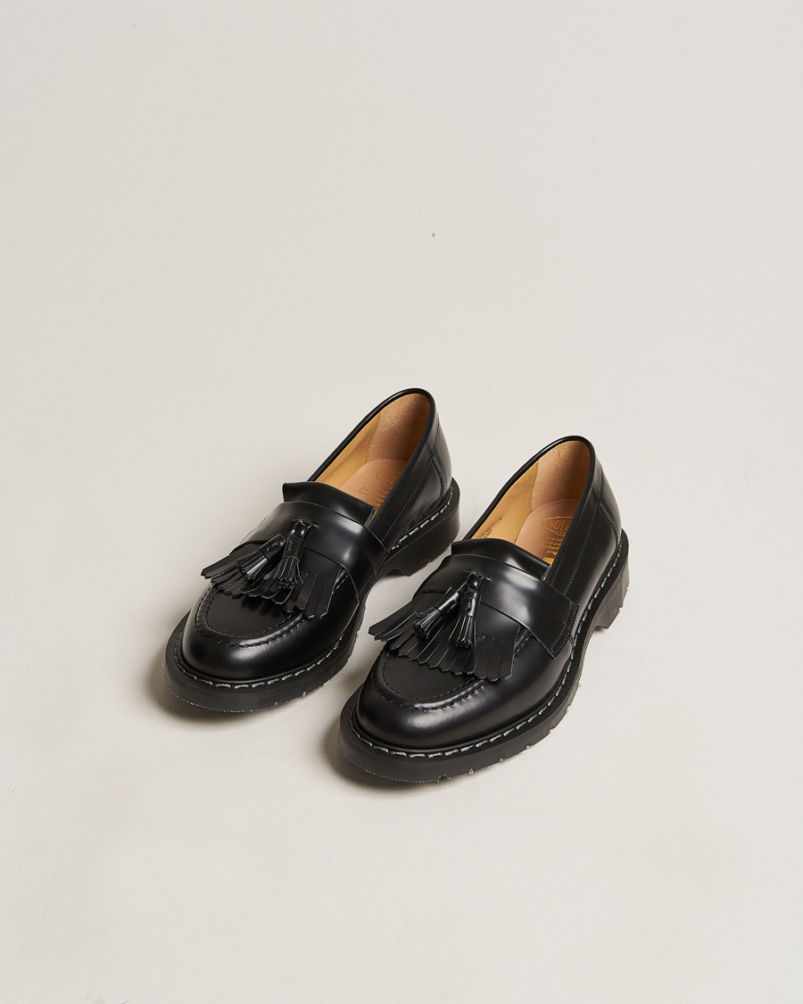 Homme | Solovair Tassel Loafer Black Shine | Solovair | Tassel Loafer Black Shine