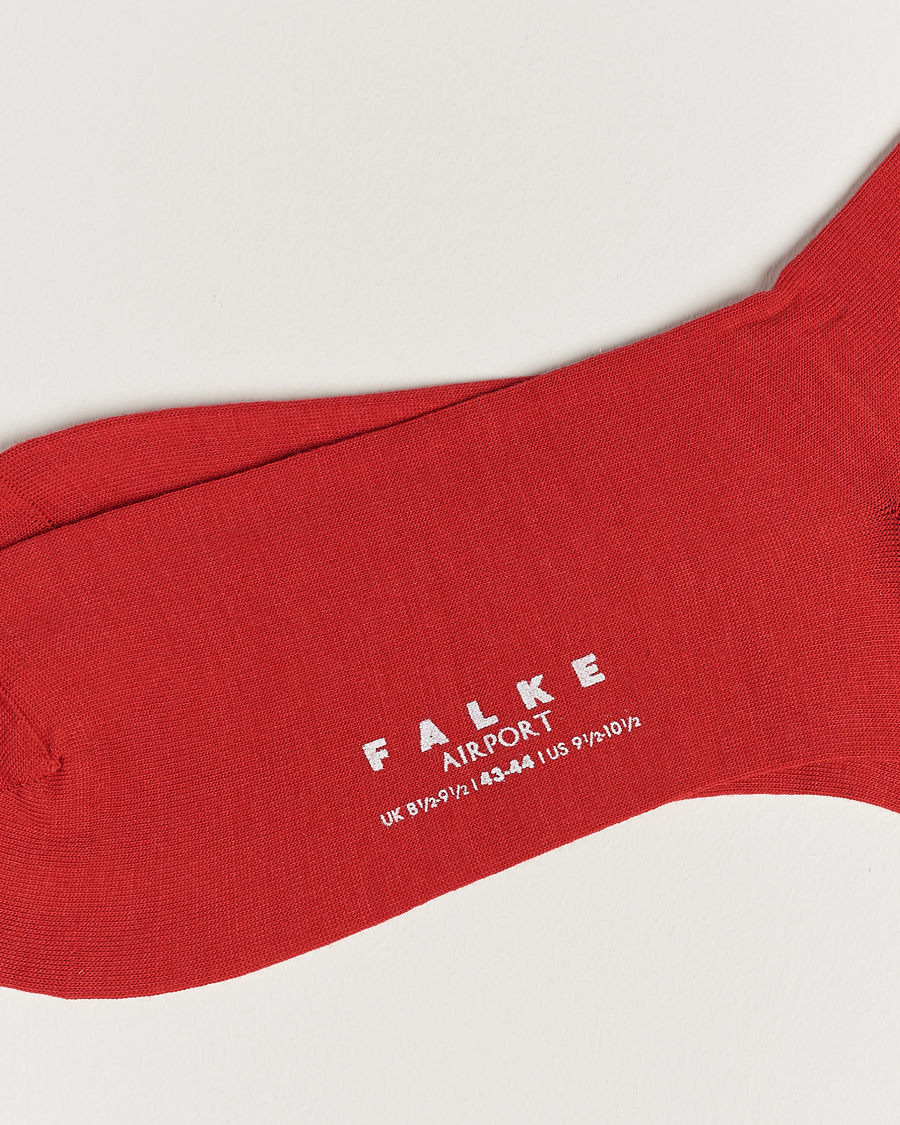 Homme | Chaussettes | Falke | Airport Socks Scarlet