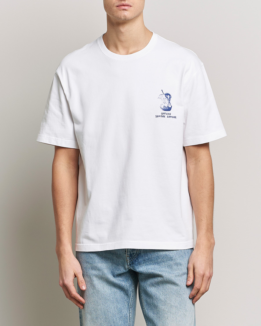 Homme | T-shirts | Samsøe Samsøe | Samsøe & Samsøe Gone Fishing T-Shirt Bottle Flower