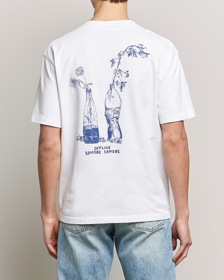 Homme | T-shirts | Samsøe Samsøe | Samsøe & Samsøe Gone Fishing T-Shirt Bottle Flower
