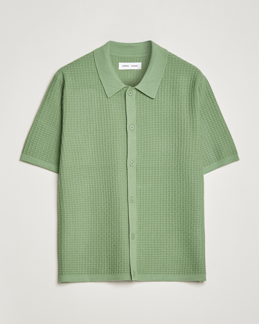 Homme | Polos | Samsøe Samsøe | Samsøe & Samsøe Derek Polo Shirt Basil