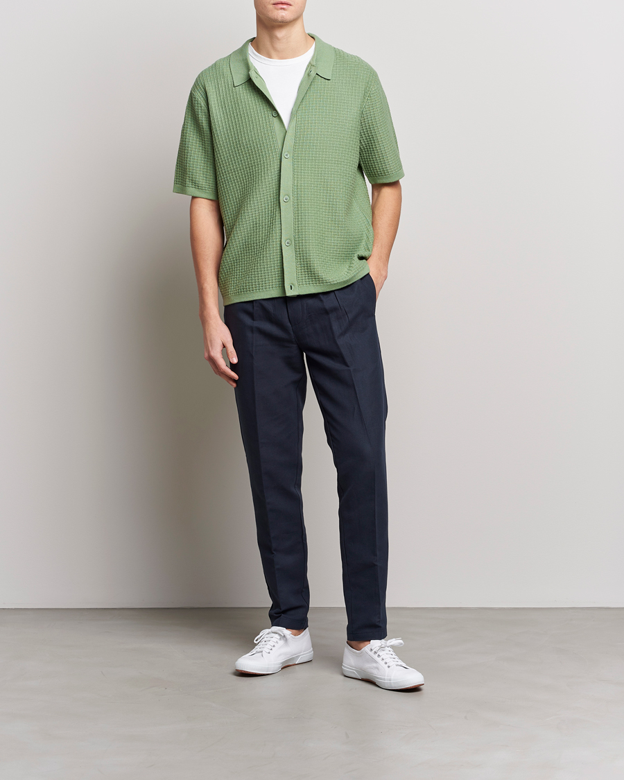 Homme | Polos | Samsøe Samsøe | Samsøe & Samsøe Derek Polo Shirt Basil