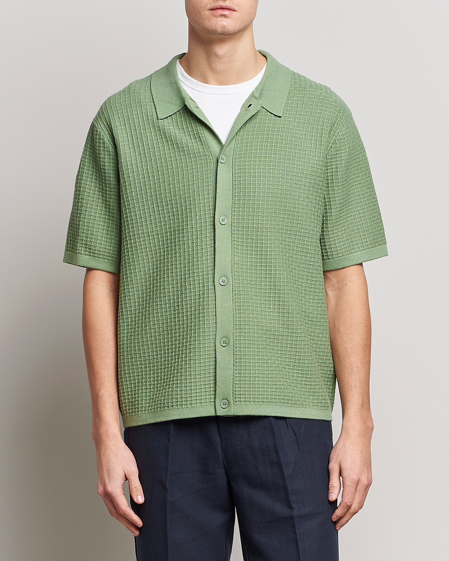 Homme | Polos | Samsøe Samsøe | Samsøe & Samsøe Derek Polo Shirt Basil