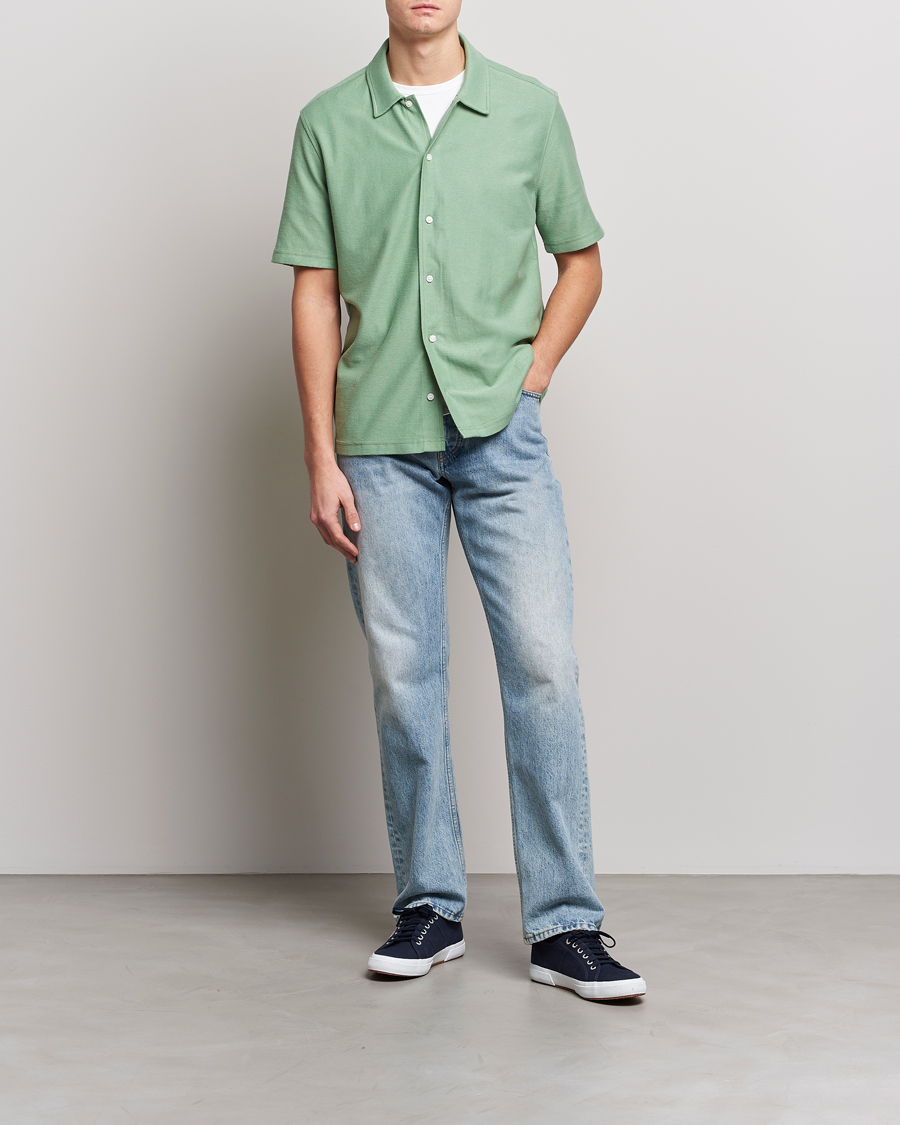Homme | Chemises | Samsøe Samsøe | Samsøe & Samsøe Kvistbro Organic Cotton Shirt Basil