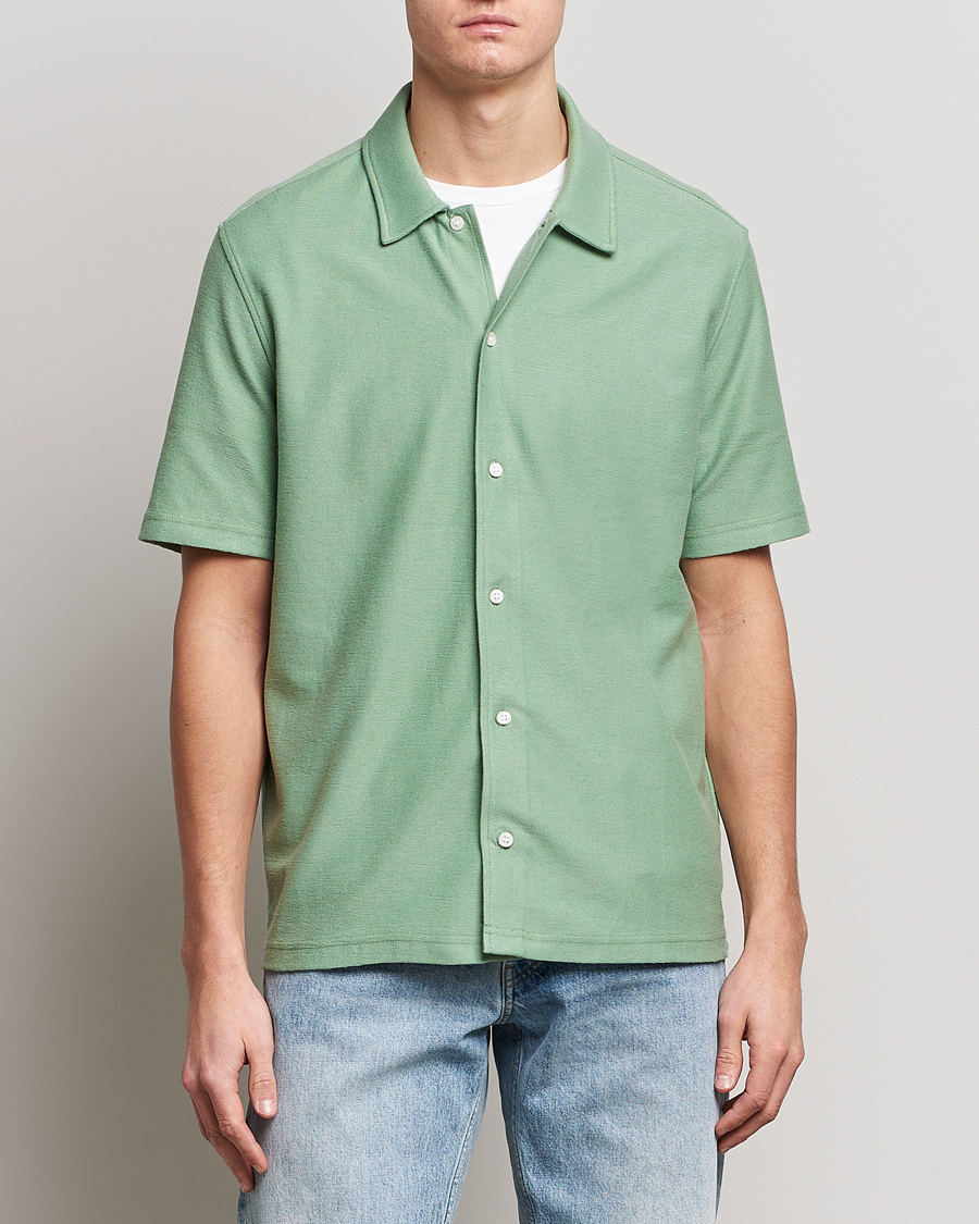Homme | Chemises | Samsøe Samsøe | Samsøe & Samsøe Kvistbro Organic Cotton Shirt Basil