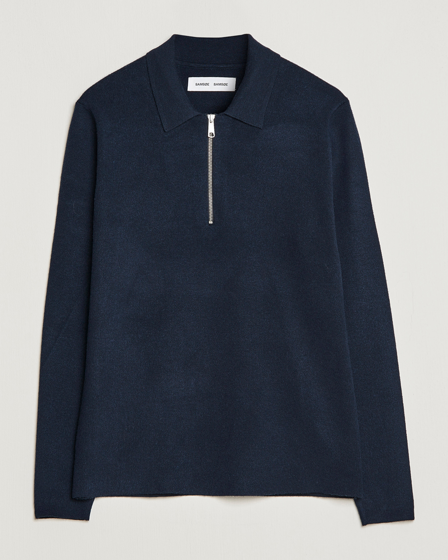 Homme | Pulls Et Tricots | Samsøe Samsøe | Samsøe & Samsøe Guna Half Zip Sweater Salute