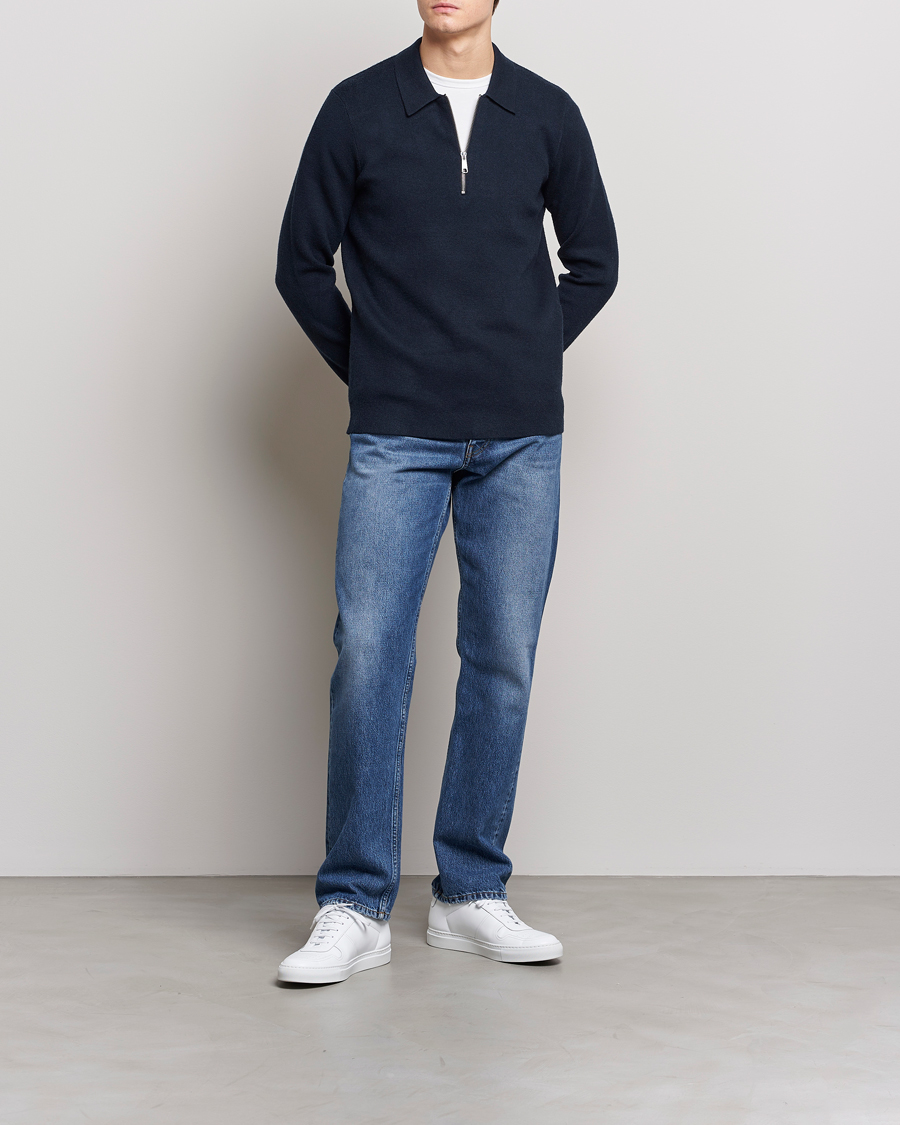 Homme | Pulls Et Tricots | Samsøe Samsøe | Samsøe & Samsøe Guna Half Zip Sweater Salute