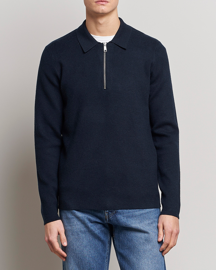Homme | Pulls Et Tricots | Samsøe Samsøe | Samsøe & Samsøe Guna Half Zip Sweater Salute
