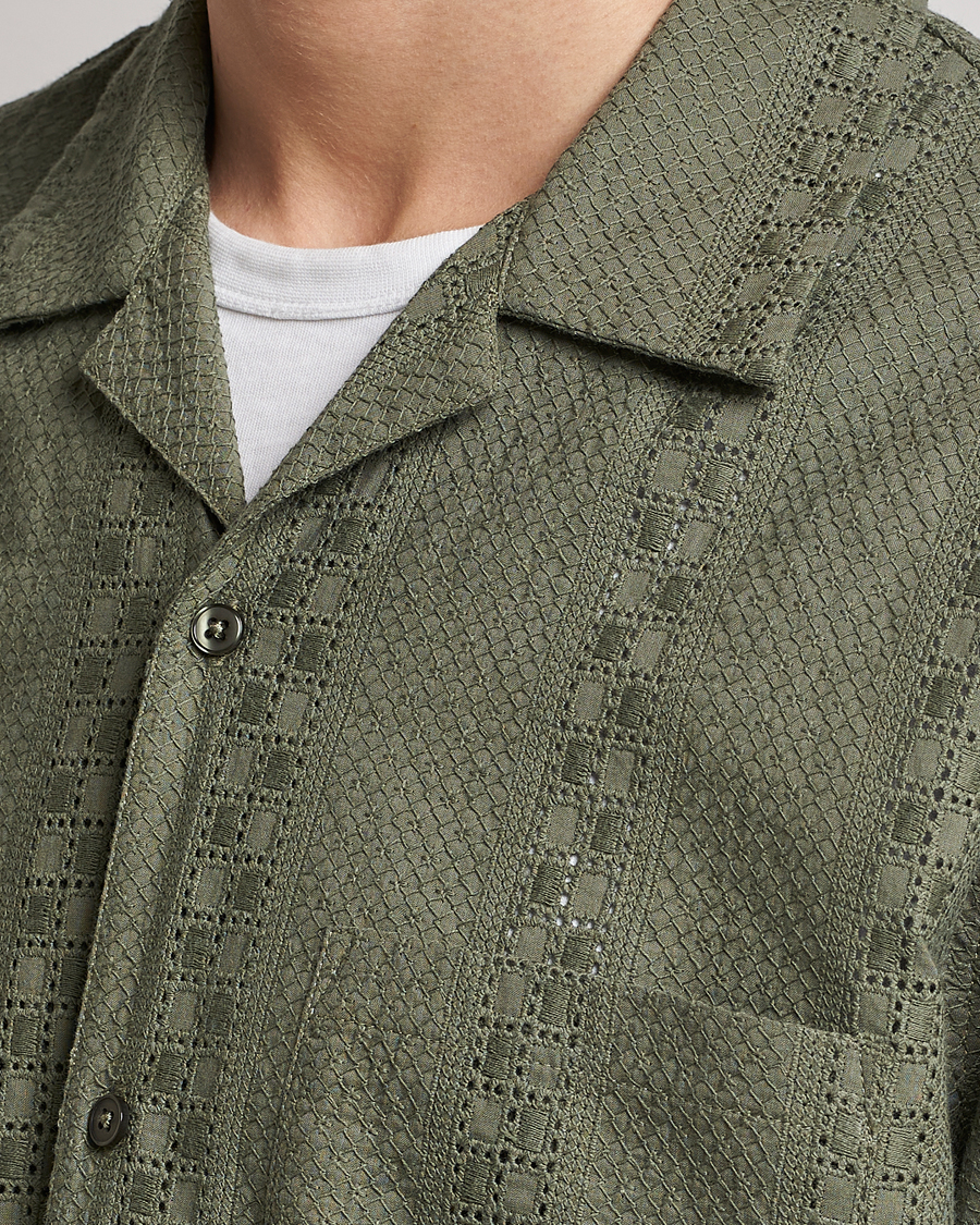 Homme | Chemises | Samsøe Samsøe | Samsøe & Samsøe Emerson Cotton Short Sleeve Shirt Beetle