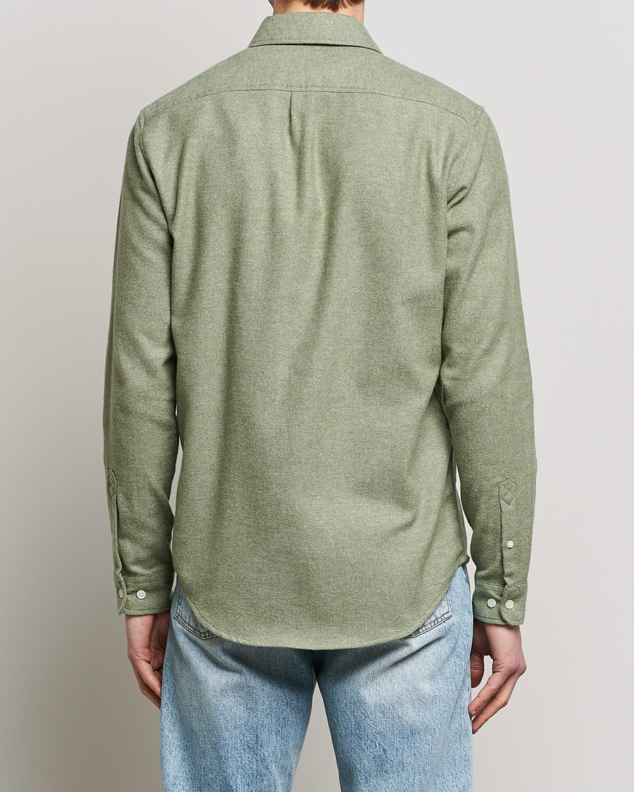 Homme | Chemises | Samsøe Samsøe | Samsøe & Samsøe Liam Organic Cotton Shirt Basil Melange